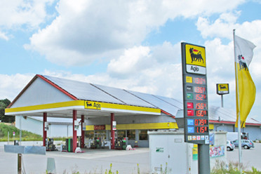 gibgas - Agip/eni CNG Erdgastankstelle - D-84094 , Langweid 1